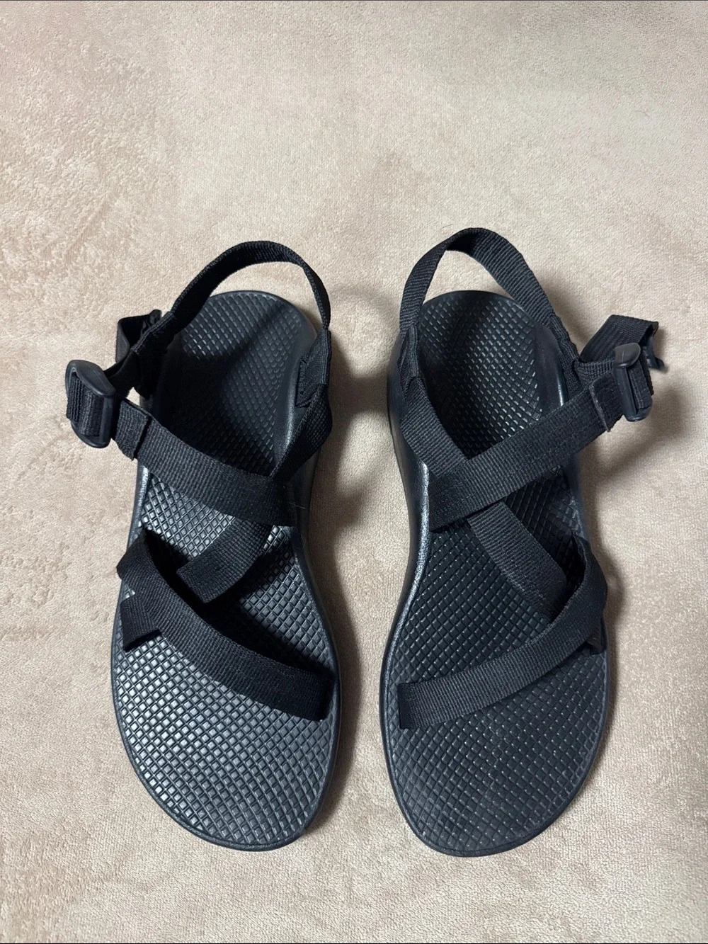 Chaco Black Adjustable Strap Women’s Sandals